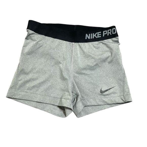 Nike Pants - Nike Pro Women's Athletic Shorts - Gray and Black